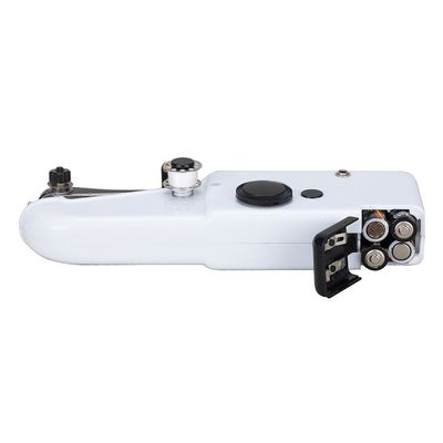 Máquina de costura portátil Corpo branco Saída DC 6V/1000mA Bateria