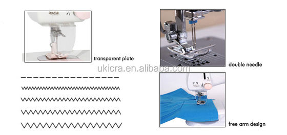 Max. espessura de costura 0,3-1 mm Mini máquina de costura UFR-601 para costura