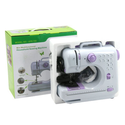 Máquina de costura elétrica doméstica de pequeno porte Perfeita para entrada de 100-240V-50/60Hz