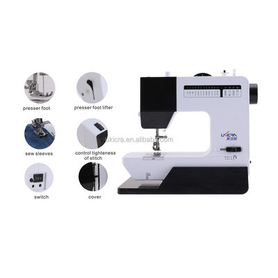 UFR-737 Máquina de costura doméstica multifuncional Mini Overlock Compacta e versátil