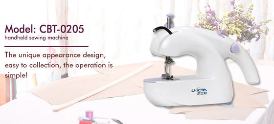 Máquina de costura portátil mini CBT-0205 Material metálico ABS DC 6V/1000mA