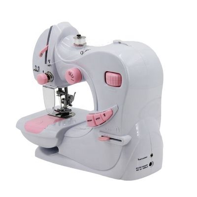 240*115*205mm Máquina de costura de agulhas gêmeas para Ukicra Configuração mecânica pós-cama