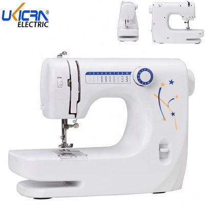 Máquina de costura de borboleta para roupas Fácil de operar Corpo branco Azul Amarelo Impressão
