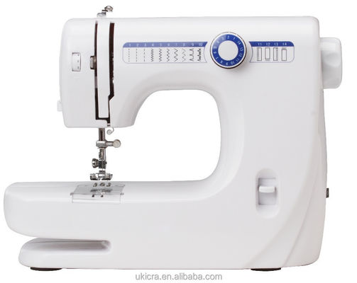 Máquina de costura elétrica para uso doméstico com 2,9 kg de peso e design compacto 33,5 x 14,5 x 24 cm