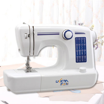 UKICRA Mini máquina de costura para uso doméstico Max. espessura de costura 0,3-1,8 mm para projetos de bricolage